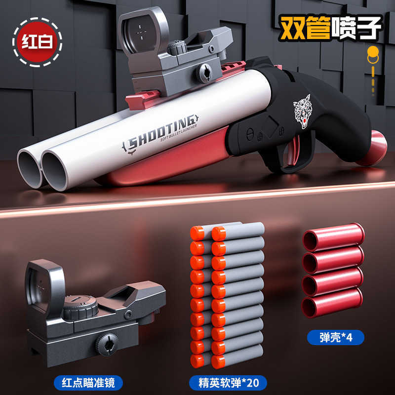 Gun Toys Double-barreled Toy Gun Blaster For Boys Soft Bullet Gun Children Rifle Weapon Foam Darts Pistol Kids Adult Outdoor Fun Shooting T221105
Gun Toys Double-barreled Toy Gun Blaster For Boys Soft Bullet Gun Children Rifle Weapon Foam Darts Pistol Kids Adult Outdoor Fun Shooting T221105