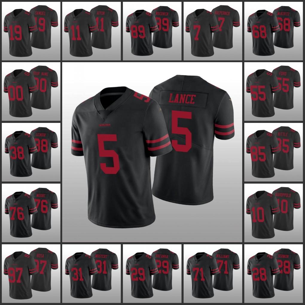 Jersey Wholesale Custom San Francisco''49ers''Men #97 Nick Bosa 10 Jimmy Garoppolo 85 George Kittle 5 Trey Lance Women Youth Black Vapor Limited, 11
Jersey Wholesale Custom San Francisco''49ers''Men #97 Nick Bosa 10 Jimmy Garoppolo 85 George Kittle 5 Trey Lance Women Youth Black Vapor Limited, 11