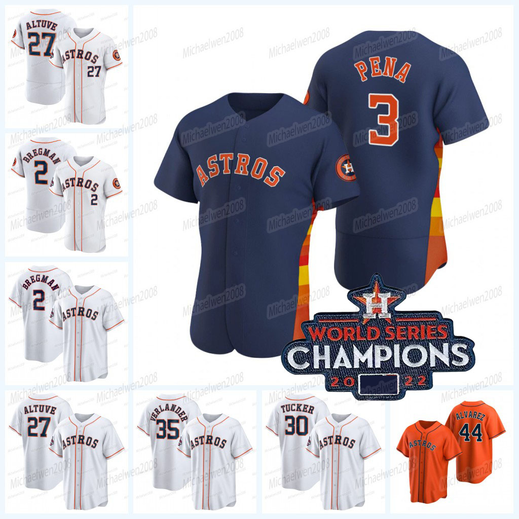 3 Jeremy Pena Astros Jersey 2022 World Series Champions Alex Bregman Jose Altuve Yuli Gurriel Yordan Alvarez Mancini Michael Brantley Justin Verlander Luis Garcia, Women cool base (with ws patch)
3 Jeremy Pena Astros Jersey 2022 World Series Champions Alex Bregman Jose Altuve Yuli Gurriel Yordan Alvarez Mancini Michael Brantley Justin Verlander Luis Garcia, Women cool base (with ws patch)