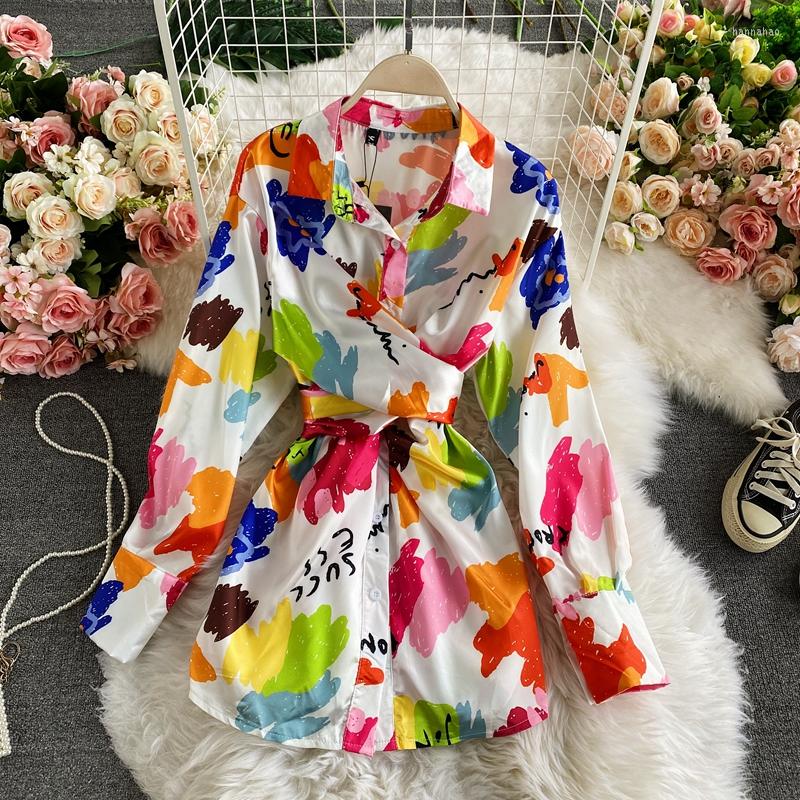 Women's Blouses Women Satin Blouse Long Sleeve Print Shirts Vintage Office Ladies Bandage Irregular Tops Femme 2022 Fashion Blusa De Mujer, White
Women's Blouses Women Satin Blouse Long Sleeve Print Shirts Vintage Office Ladies Bandage Irregular Tops Femme 2022 Fashion Blusa De Mujer, White