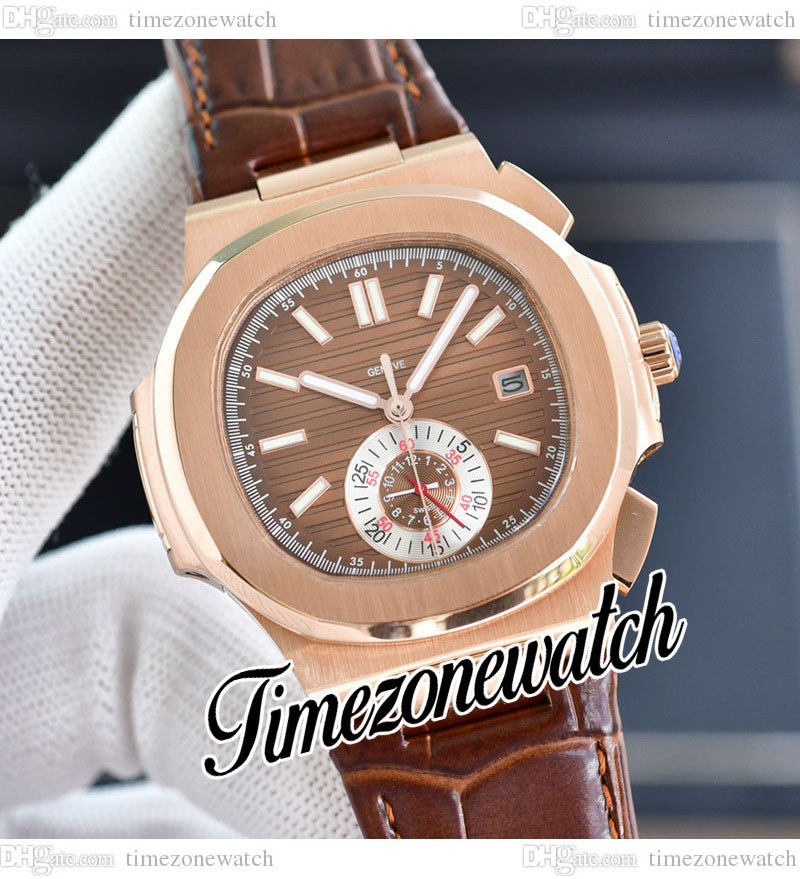 40.5mm Nautilus 5980/1 A2813 Automatic Mens Watch 5980R Brown Texture Dial Rose Gold Case Brown Leather Strap No Chronograph Sport Watches Timezonewatch E243d3, E243d (5) 
40.5mm Nautilus 5980/1 A2813 Automatic Mens Watch 5980R Brown Texture Dial Rose Gold Case Brown Leather Strap No Chronograph Sport Watches Timezonewatch E243d3, E243d (5)