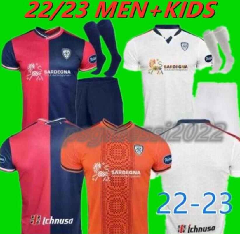 22 23 Cagliari Calcio Soccer Jerseys 2022 2023 GODIN MARIN KEITA BALDE JOAO SUAZO STROOTMAN NANDEZ PAVOLETTI Home Away Football Shirt Men kids kits 666
22 23 Cagliari Calcio Soccer Jerseys 2022 2023 GODIN MARIN KEITA BALDE JOAO SUAZO STROOTMAN NANDEZ PAVOLETTI Home Away Football Shirt Men kids kits 666