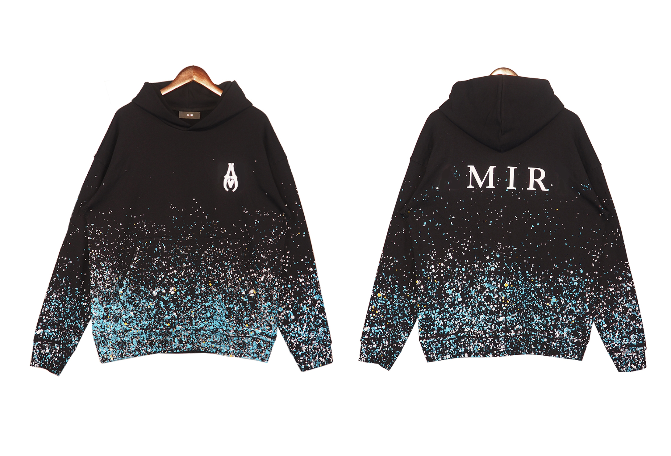 blue mens hoodies Fairy crane auspicious clouds Designer Hoodie cashew flower full of stars sweatshirts tech fleeces sweaters hoody oversized hoodys letter print