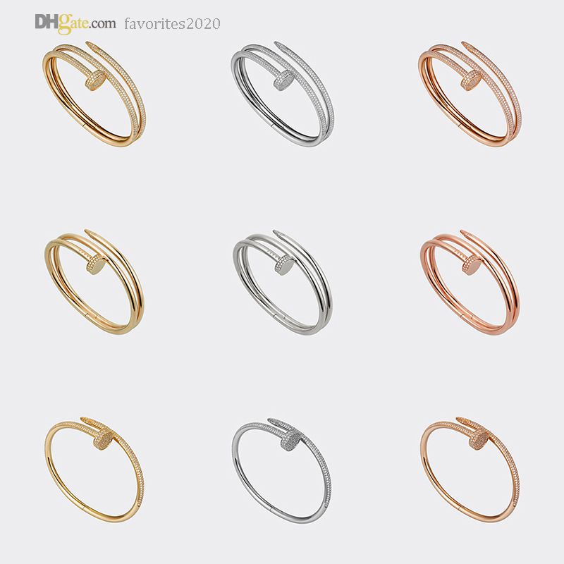 Nail Bracelets Designer Bracelet Carti Bangle 2.0 Diamond-Pave Women Luxury Jewelry Titanium Steel Gold-Plated Never Fade Not Allergic Gold/Silver/Rose Gold 21547556
Nail Bracelets Designer Bracelet Carti Bangle 2.0 Diamond-Pave Women Luxury Jewelry Titanium Steel Gold-Plated Never Fade Not Allergic Gold/Silver/Rose Gold 21547556