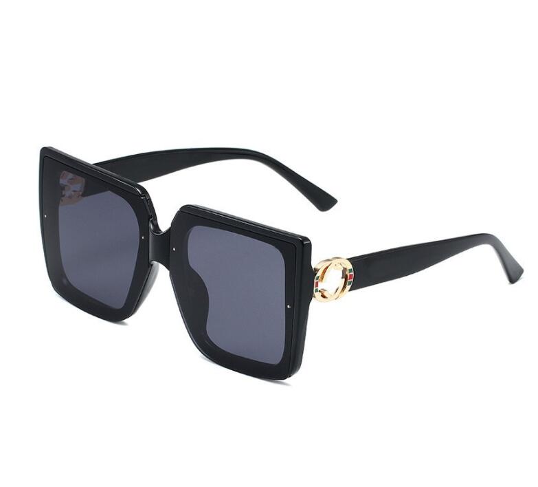 Sunglasses Vintage Oversize Square Women Big Frame Sun Glasses Black Fashion Gradient Female Oculos 6188
