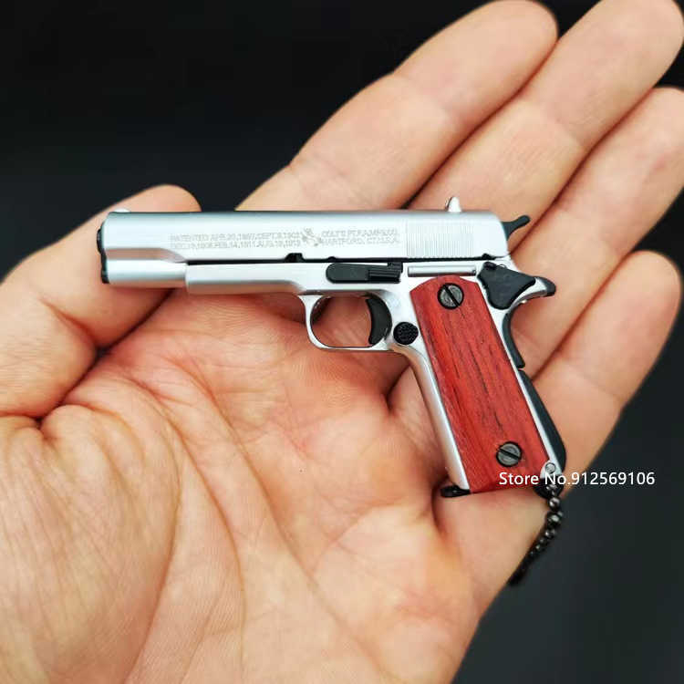 Gun Toys 1 3 Metal Pistol Toy Gun Miniature Model High Quality Beretta 92F 1911 Keychain Craft Pendant Men's and Women's Birthday Gifts T221105
Gun Toys 1 3 Metal Pistol Toy Gun Miniature Model High Quality Beretta 92F 1911 Keychain Craft Pendant Men's and Women's Birthday Gifts T221105