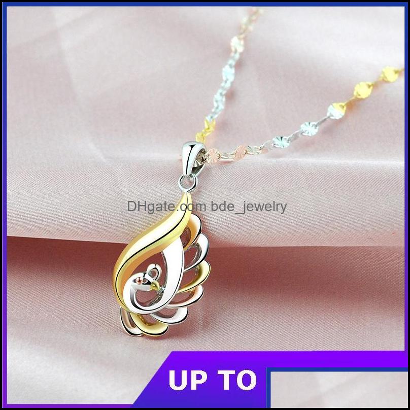 Chains Real 925 Sterling Sier Female Necklace 18K Color Gold Pure Argentum Peacock Pendant Neck Chain Jewelry Valentines Day Gifts C Dhpxy
Chains Real 925 Sterling Sier Female Necklace 18K Color Gold Pure Argentum Peacock Pendant Neck Chain Jewelry Valentines Day Gifts C Dhpxy