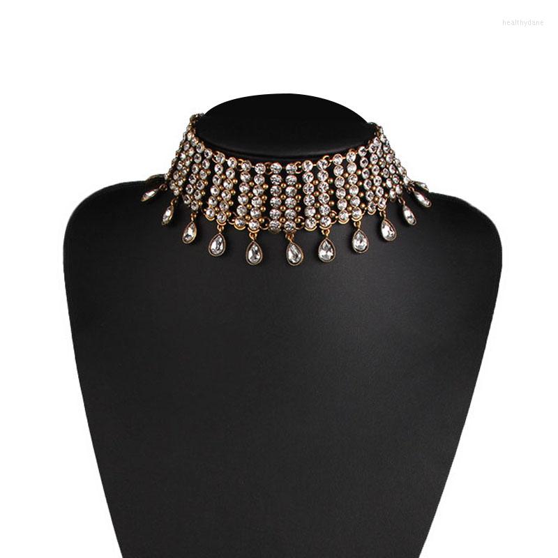 Choker Elegant Women Neckalce Full Clear Rhinesstone Crystal Gold Siver Color Chain Collar Bib Statement Necklace
Choker Elegant Women Neckalce Full Clear Rhinesstone Crystal Gold Siver Color Chain Collar Bib Statement Necklace