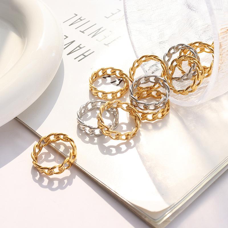 Cluster Rings Hollow Out Ring Geometry Gothic For Women Stainless Steel With Gold Knuckles Y2k Jewelry Gift Female Accessories
Cluster Rings Hollow Out Ring Geometry Gothic For Women Stainless Steel With Gold Knuckles Y2k Jewelry Gift Female Accessories