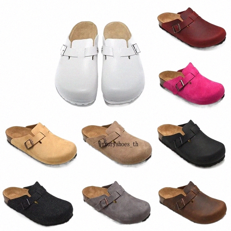 designer Slippers Boston Sandals Oiled Leather Bag Head Pull Cork Suede Autumn Winter Loafers Shoes Classic Tan Brown Black Fashion Luxurys Clogs Slip I6Hx#
designer Slippers Boston Sandals Oiled Leather Bag Head Pull Cork Suede Autumn Winter Loafers Shoes Classic Tan Brown Black Fashion Luxurys Clogs Slip I6Hx#