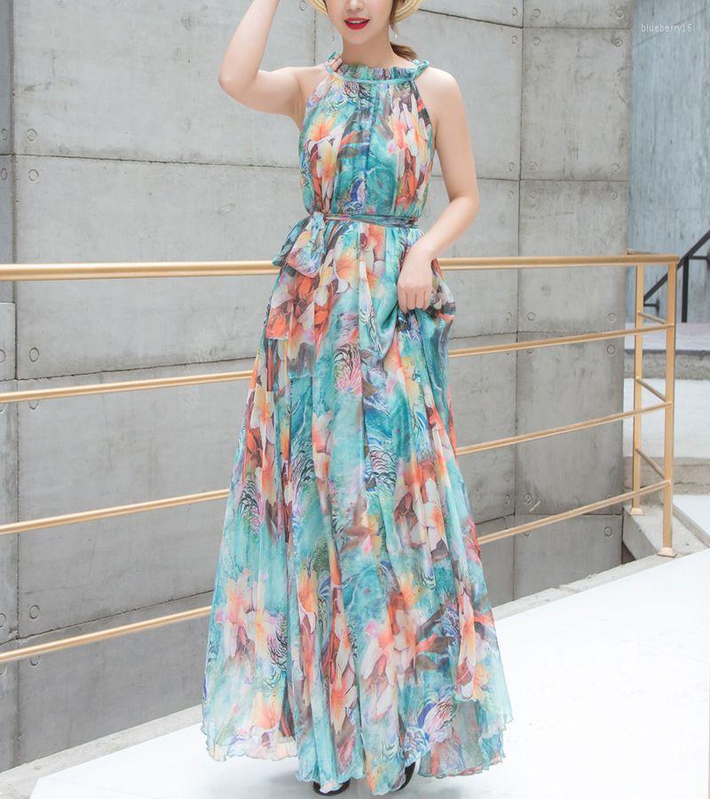 Ethnic Clothing Boho Elegant Flowy Chiffon Women Summer Green Leaf Floral Print Long Dress Lady Casual Oversized Plus Size Vestidos Robes
Ethnic Clothing Boho Elegant Flowy Chiffon Women Summer Green Leaf Floral Print Long Dress Lady Casual Oversized Plus Size Vestidos Robes