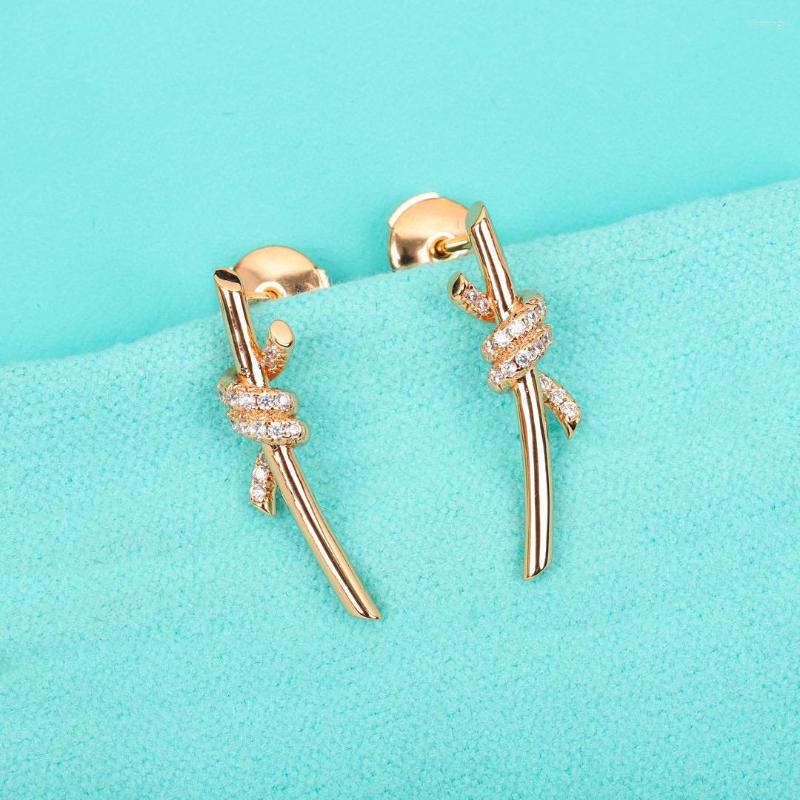 Stud Earrings 2022 Brand Pure 925 Sterling Silver Small Bowknot Lucky Full Diamond Round Back Pink Gold Luxury Quality
Stud Earrings 2022 Brand Pure 925 Sterling Silver Small Bowknot Lucky Full Diamond Round Back Pink Gold Luxury Quality