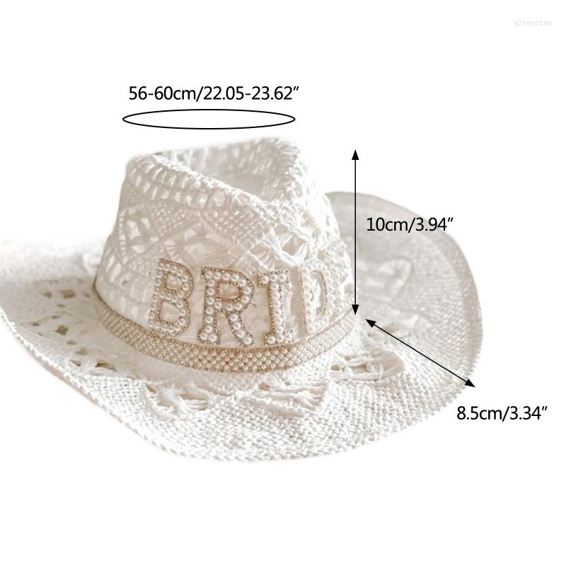 Berets Hollow Out Bride Letter Cowgirl Hat Novelty Cowboy Summer Beach Western Fancy Dress Accessory Drop, White
Berets Hollow Out Bride Letter Cowgirl Hat Novelty Cowboy Summer Beach Western Fancy Dress Accessory Drop, White