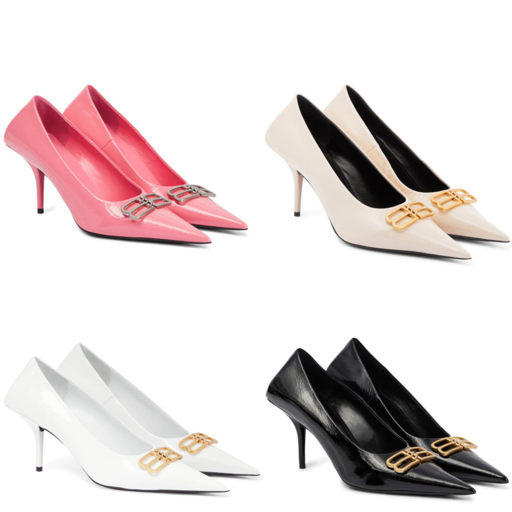 summer Women sandal Pumps High-heel pumps BB patent leather Cusp Metal buckle on upper Fashion wedding dress evening dres party
summer Women sandal Pumps High-heel pumps BB patent leather Cusp Metal buckle on upper Fashion wedding dress evening dres party
