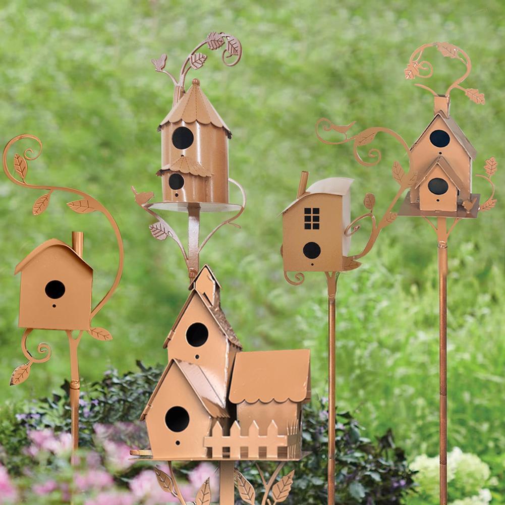Bird Cages Metal Birdhouse Garden Stakes Metal Art Bird Feeder Exquisite Garden Stakes Art With Rod Birdhouse Feeder for Home Garden Deco 221105
Bird Cages Metal Birdhouse Garden Stakes Metal Art Bird Feeder Exquisite Garden Stakes Art With Rod Birdhouse Feeder for Home Garden Deco 221105