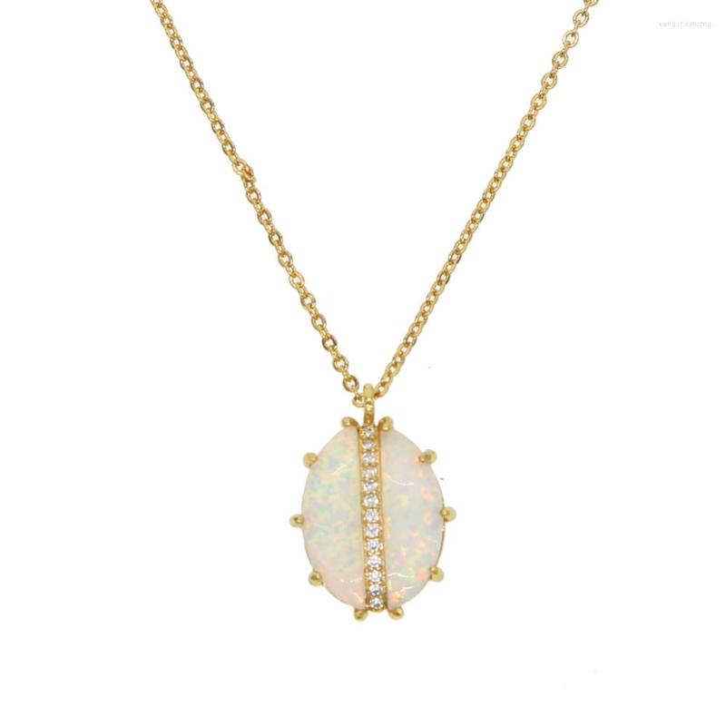 Choker Gold Color Big Opal Drop Pendant Necklace Delicate Long Chain White Cz Charm Jewelry For Femmale Party Dress
Choker Gold Color Big Opal Drop Pendant Necklace Delicate Long Chain White Cz Charm Jewelry For Femmale Party Dress