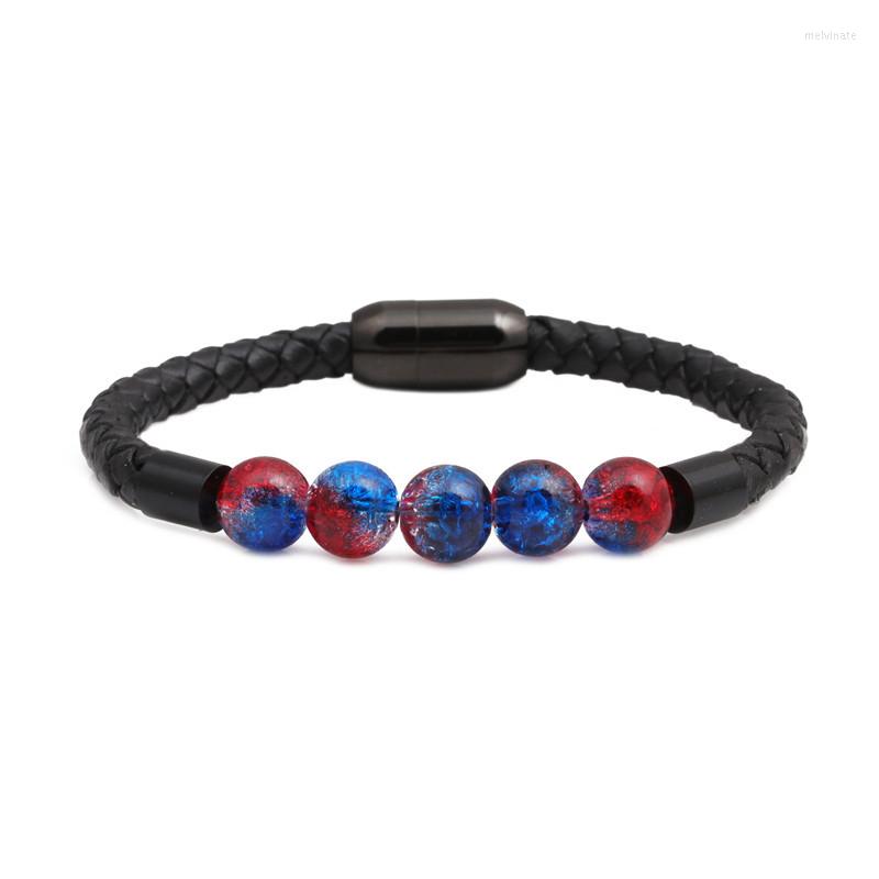 Charm Bracelets BOEYCJR Six Stone Bead Leather Rope Bangles & Fashion Jewelry Universe Galaxy Bracelet For Women Or Men
Charm Bracelets BOEYCJR Six Stone Bead Leather Rope Bangles & Fashion Jewelry Universe Galaxy Bracelet For Women Or Men