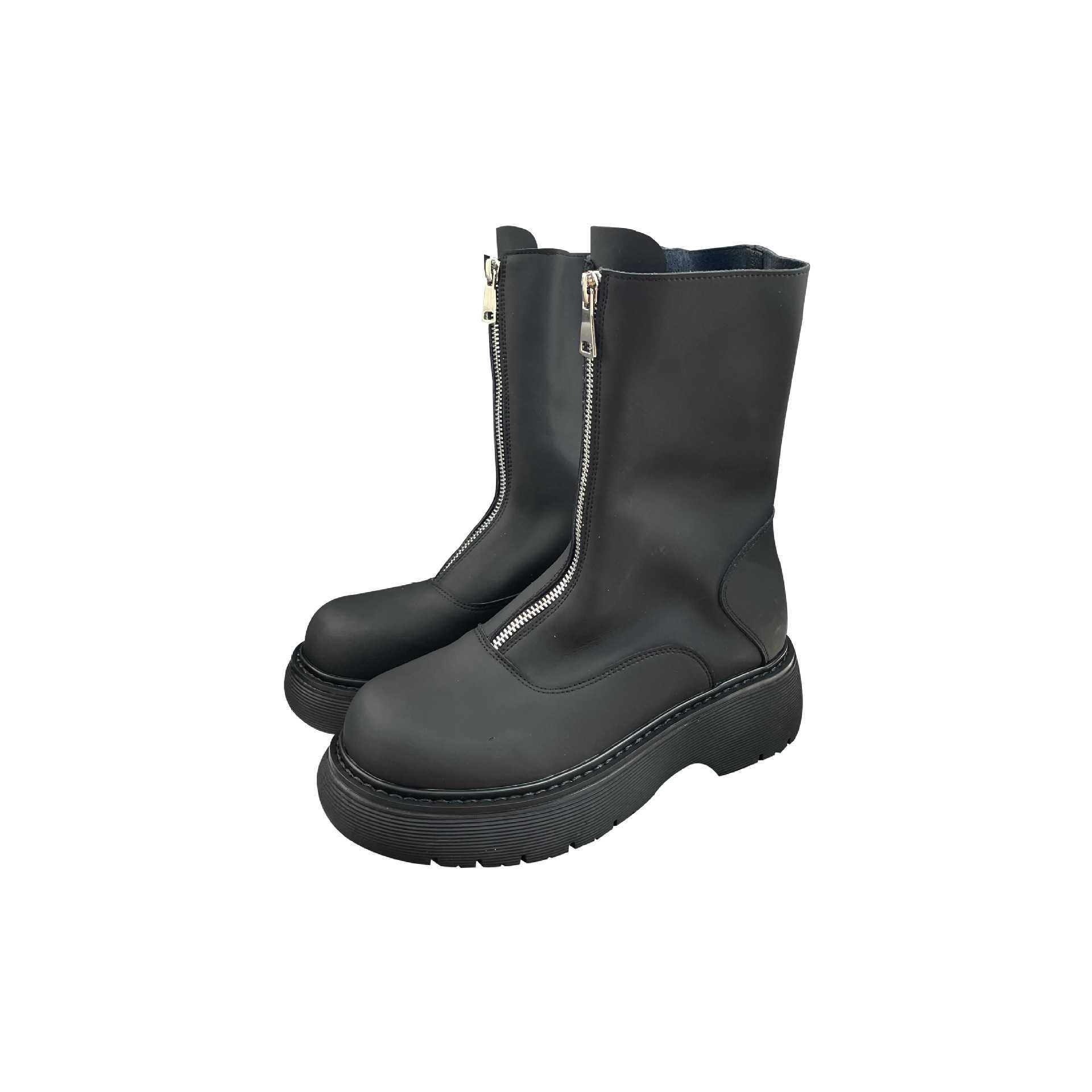 Boots Leather For Women Martin Women's Autumn And Winter New Cowhide Short Front Zipper Thick Sole Heightened British Style Net Red Woman Shoes, Black
Boots Leather For Women Martin Women's Autumn And Winter New Cowhide Short Front Zipper Thick Sole Heightened British Style Net Red Woman Shoes, Black
