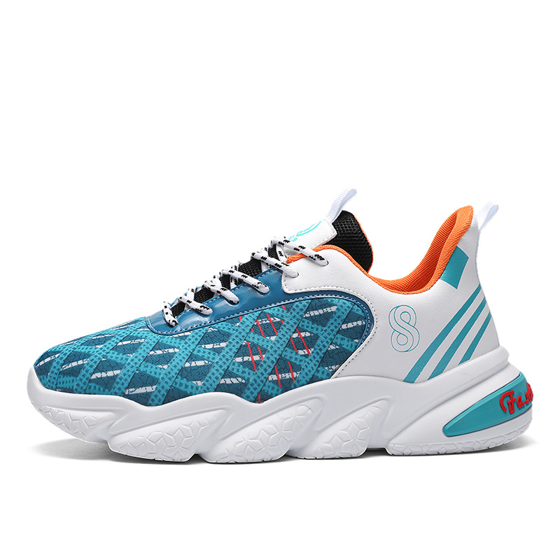 Basketball Shoes for Mens Mesh Breathable Designer Sneakers Blue Grey Men Casual Thick Bottom Jogging Outdoor Sneakers
Basketball Shoes for Mens Mesh Breathable Designer Sneakers Blue Grey Men Casual Thick Bottom Jogging Outdoor Sneakers