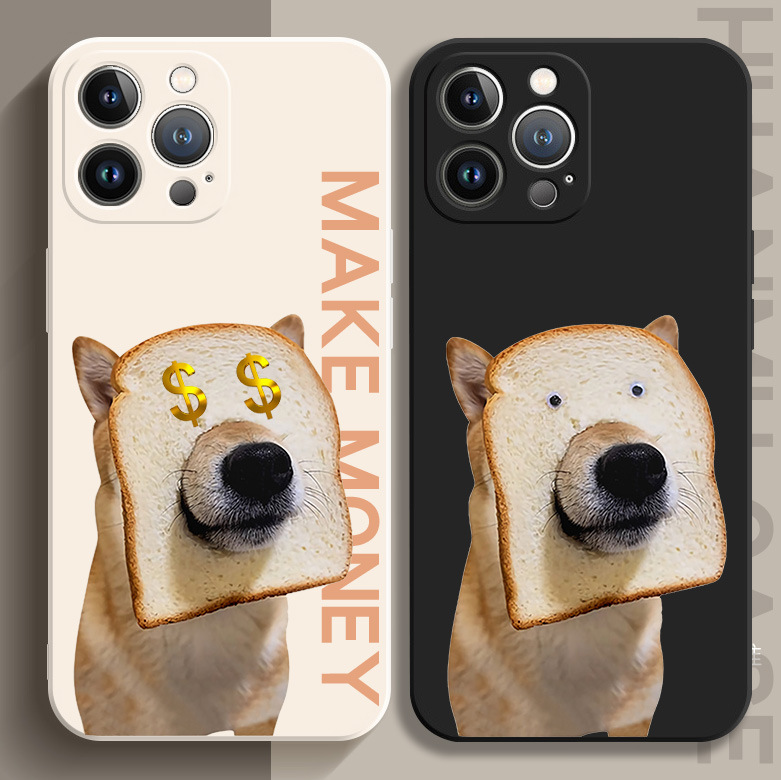 YEZHOU Making Money Toast Stupid Puppy phone cases for Iphone13/Xsmax/XR Funny Apple 12/14pro Phone transparent covers, White
YEZHOU Making Money Toast Stupid Puppy phone cases for Iphone13/Xsmax/XR Funny Apple 12/14pro Phone transparent covers, White