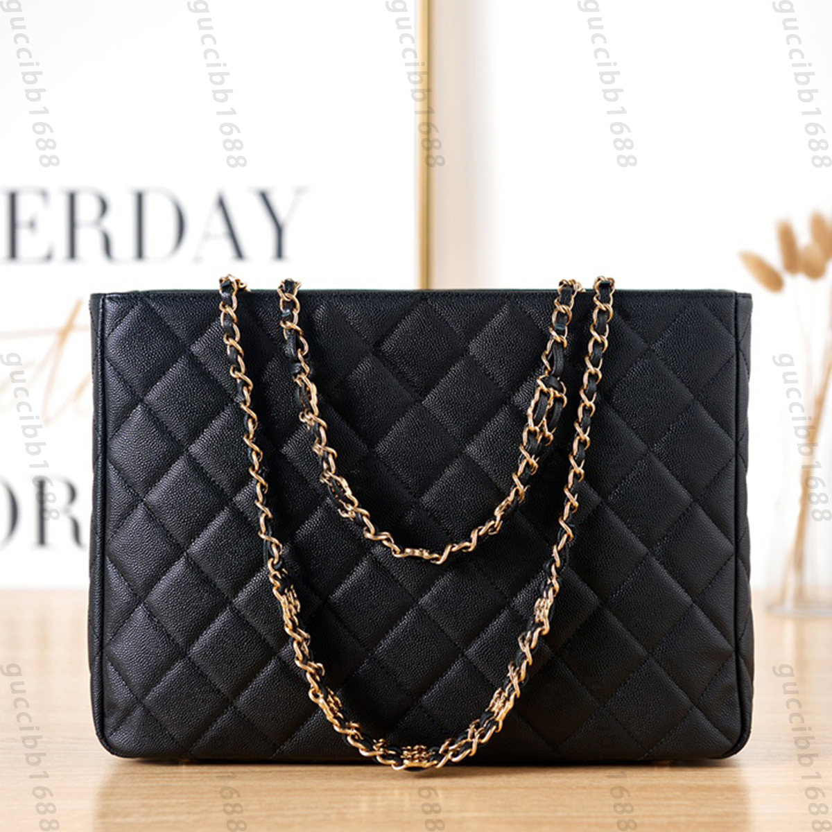 10A Top Tier Mirror Quality Large Shopping Bag 33cm Luxury Designers Quilted Tote Purse Women Real Leather Caviar Handbag Shoulder Chain Strap Black Box Bag, Carton
10A Top Tier Mirror Quality Large Shopping Bag 33cm Luxury Designers Quilted Tote Purse Women Real Leather Caviar Handbag Shoulder Chain Strap Black Box Bag, Carton
