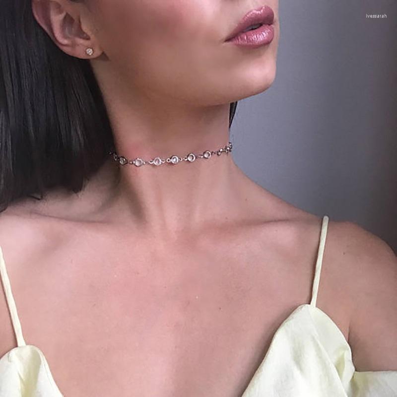Choker Trendy Crystal With Alloy Link Chain Necklace Fashion Rhinestones For Women Jewelry
Choker Trendy Crystal With Alloy Link Chain Necklace Fashion Rhinestones For Women Jewelry