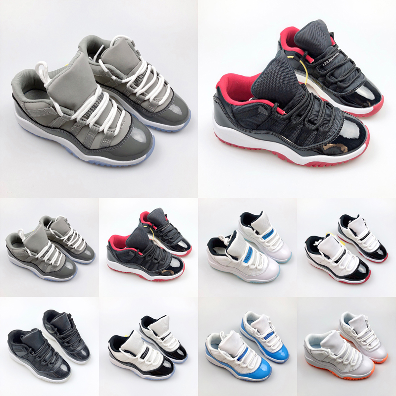 Jumpman 11 11s Low Kids basketball shoes Cool Grey Pure Violet Bred Low Cap Gown Concord Gym red Barons Big Boys Girls trainer sports sneakers size 25-35, As photo 2
Jumpman 11 11s Low Kids basketball shoes Cool Grey Pure Violet Bred Low Cap Gown Concord Gym red Barons Big Boys Girls trainer sports sneakers size 25-35, As photo 2