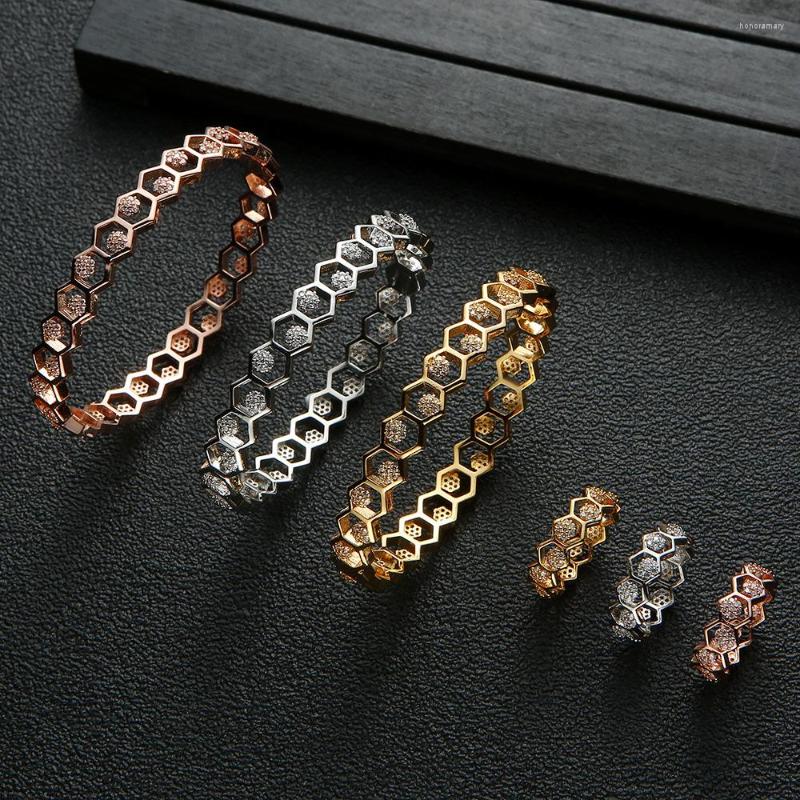 Necklace Earrings Set Statement Luxury Zircon Jewelry Women Geometry Hollow Polygon Bracelet Bangle Ring Nigerian Dubai Wedding Party, Picture shown
Necklace Earrings Set Statement Luxury Zircon Jewelry Women Geometry Hollow Polygon Bracelet Bangle Ring Nigerian Dubai Wedding Party, Picture shown