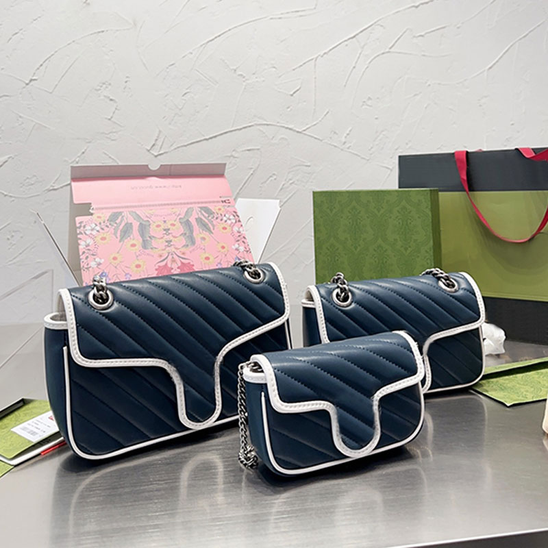 Chains Crossbody Bag Flap Shoulder Bags Quliting Handbag Women Marmo Purse Oversize Letter Hasp Hardware Sliding Strap Fashion Letters Thread Plain Lady Wallet, Blue 
Chains Crossbody Bag Flap Shoulder Bags Quliting Handbag Women Marmo Purse Oversize Letter Hasp Hardware Sliding Strap Fashion Letters Thread Plain Lady Wallet, Blue