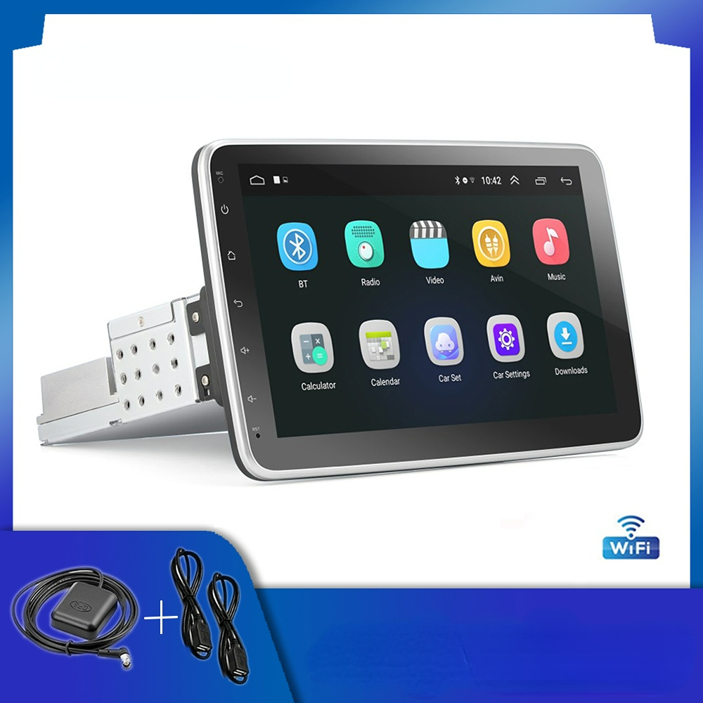 Universal 1Din Car Multimedia Player WIFI 4G Android 10 Player 9 or 10inch Rotatable Touch Screen 2 Add 32G FM Stereo Auto Car Radio