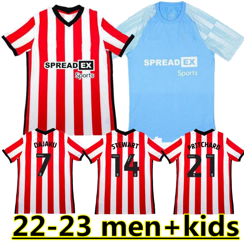 SUNDERLAND 22 23 soccer jerseys home away 2022 2023 camiseta de futbol DAJAKU EMBLETON BROADHEAD Gooch O'NIEN Stewart PRITCHARD Clarke football shirts MEN KIDS kit 66, Red
SUNDERLAND 22 23 soccer jerseys home away 2022 2023 camiseta de futbol DAJAKU EMBLETON BROADHEAD Gooch O'NIEN Stewart PRITCHARD Clarke football shirts MEN KIDS kit 66, Red