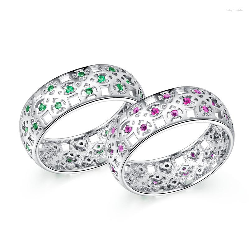 Wedding Rings Trendy Ring Band With Tiny Cubic Zircon Birthday Present Classic Jewelry Simple Stylish Hollow Out Design
Wedding Rings Trendy Ring Band With Tiny Cubic Zircon Birthday Present Classic Jewelry Simple Stylish Hollow Out Design