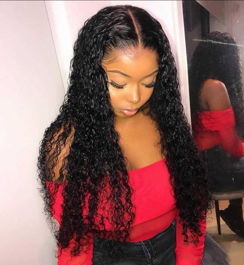 Hair Lace Wigs Wig Women's Long Curly Hair High Temperature Filament Headgear, Black
Hair Lace Wigs Wig Women's Long Curly Hair High Temperature Filament Headgear, Black