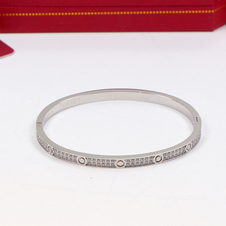 Designer High Quality Bangles Silver Love Bracelet Men Women Gold no bolt driver nail screw diamond Bracelets Chain Fashion Personality Hip-hop
Designer High Quality Bangles Silver Love Bracelet Men Women Gold no bolt driver nail screw diamond Bracelets Chain Fashion Personality Hip-hop