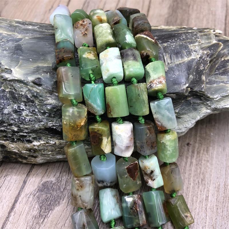 Beads Green Australian Jades Stone Necklace Tube Cutting Nugget Faceted Chrysoprase Gems For Jewelry Bracelet Making MY210482
Beads Green Australian Jades Stone Necklace Tube Cutting Nugget Faceted Chrysoprase Gems For Jewelry Bracelet Making MY210482