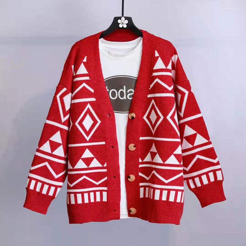 Women' Knits Preppy Style Women Cardigan Sweater Autumn Winter Loose Sweaters Medium Strech V-Neck Button Argyle Single Breasted Knitting, Black
Women' Knits Preppy Style Women Cardigan Sweater Autumn Winter Loose Sweaters Medium Strech V-Neck Button Argyle Single Breasted Knitting, Black