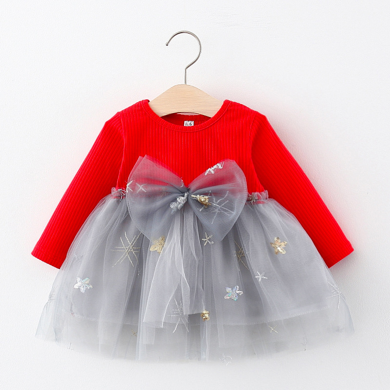 Kids Baby Girls Dress Spring Cute Bow Mesh Toddler Newborn Dress Long Sleeved Princess Dresses For Girl, Pink
Kids Baby Girls Dress Spring Cute Bow Mesh Toddler Newborn Dress Long Sleeved Princess Dresses For Girl, Pink