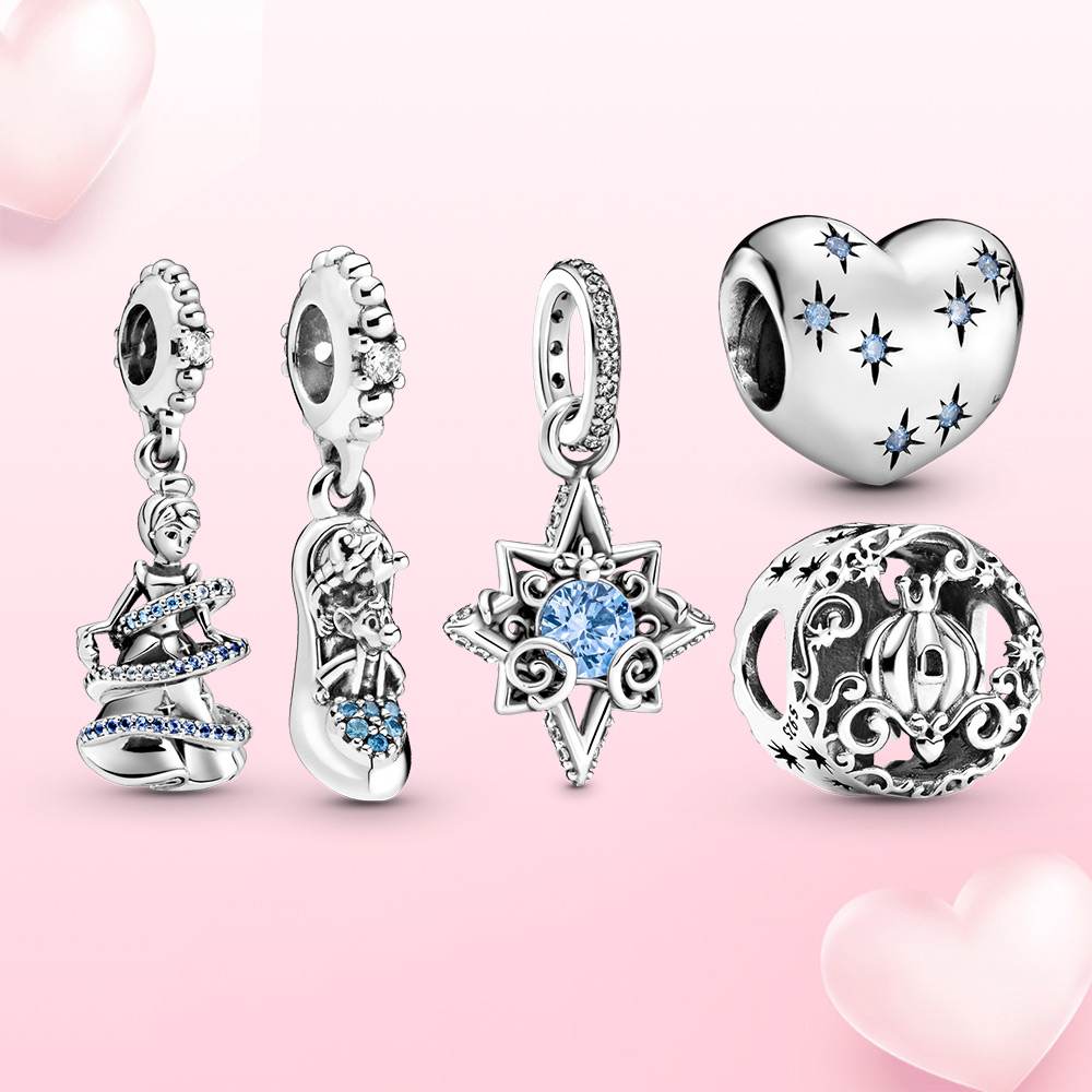 The New Popular 925 Sterling Silver Charm Dream Princess Pendant Midnight Pumpkin Car Pearl Is Suitable for Primitive Necklace Women's Fashion Accessories