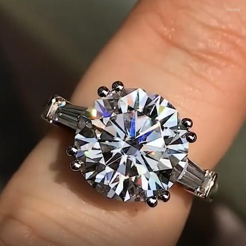 Wedding Rings Big White Stone 3 Carat Crystal Jewelry Engagement For Women Silver Color Luxury Anel Wholesale
Wedding Rings Big White Stone 3 Carat Crystal Jewelry Engagement For Women Silver Color Luxury Anel Wholesale
