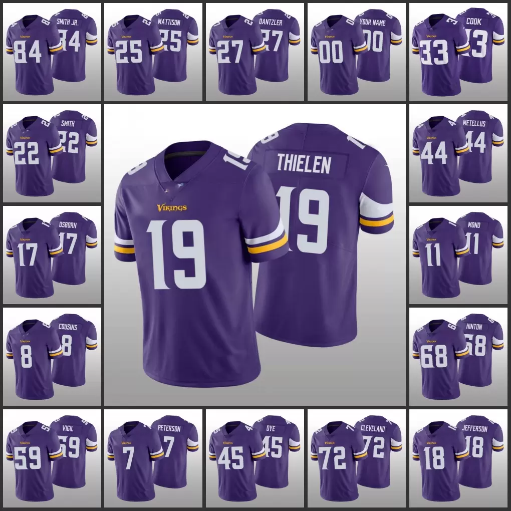 Jersey Minnesota''Vikings''Men #33 Dalvin Cook 8 Kirk Cousins 19 Adam Thielen 18 Justin Jefferson Women Youth Purple Limited Jersey Wholesale Custom, 16
Jersey Minnesota''Vikings''Men #33 Dalvin Cook 8 Kirk Cousins 19 Adam Thielen 18 Justin Jefferson Women Youth Purple Limited Jersey Wholesale Custom, 16