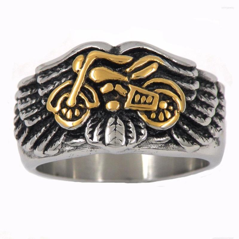 Cluster Rings FANSSTEEL Stainless Steel Jewelry Motor Cycle On The Wing Biker Ring FSR10W98G
Cluster Rings FANSSTEEL Stainless Steel Jewelry Motor Cycle On The Wing Biker Ring FSR10W98G