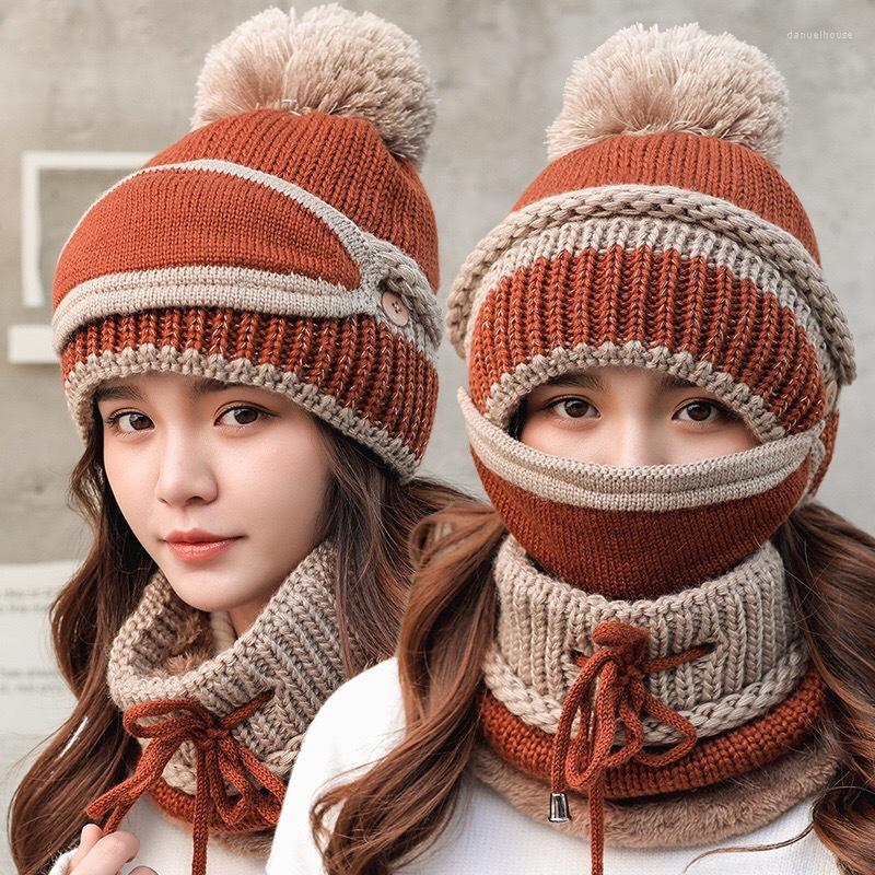 Bandanas Hat Women's Winter Knitted Autumn Casual All-match Mask Scarf Plus Velvet Cycling Wool Cap Ear Protection For Women
Bandanas Hat Women's Winter Knitted Autumn Casual All-match Mask Scarf Plus Velvet Cycling Wool Cap Ear Protection For Women