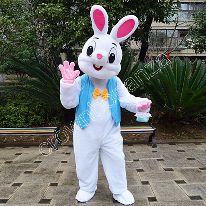 

halloween Easter Bunny Mascot Costumes Cartoon Character Outfit Suit Xmas Outdoor Party Outfit Adult Size Promotional Advertising Clothings, As picture