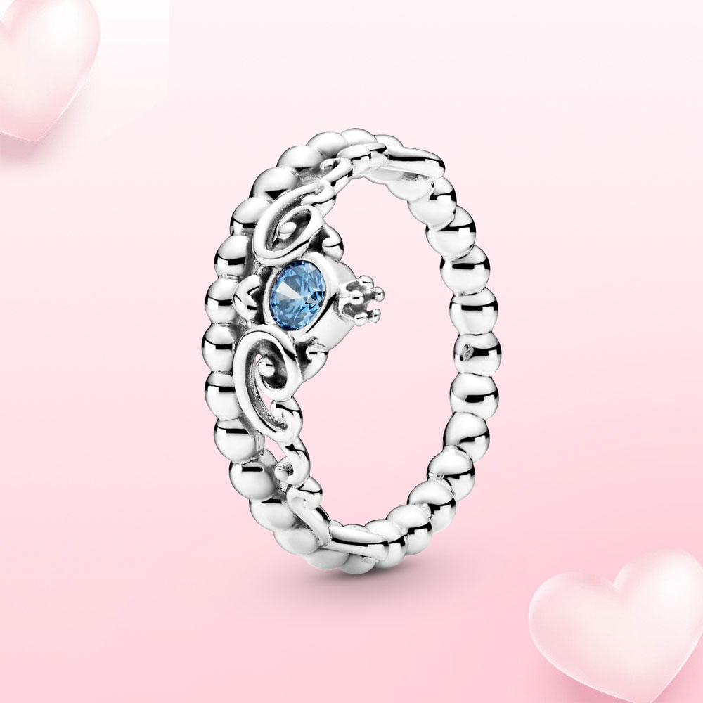 New Popular 925 Sterling Silver Rings Rose Luster Jewelry Fashion Beauty And Beast European And American Style Wedding Accessories
