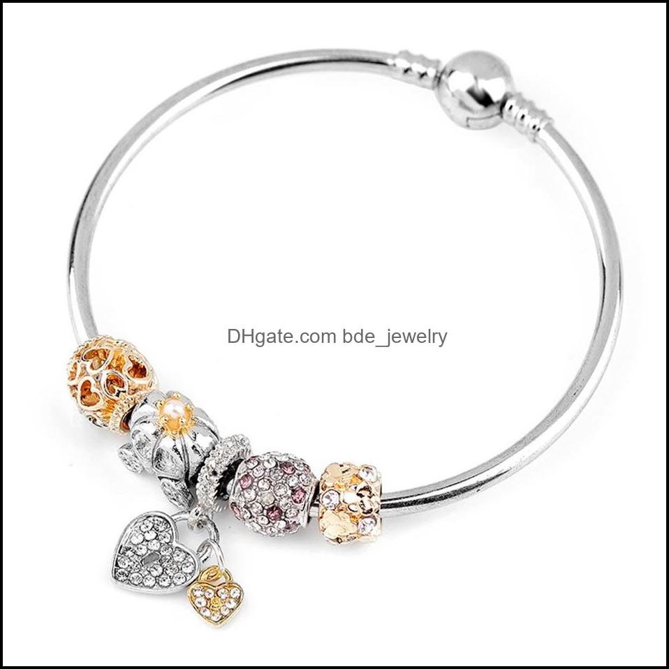 Charm Bracelets Charm Beads Bracelets Diamond Heart Pendant Bangle Pandora Gold Bead As Gift Diy Jewelry With Logo285T Drop Delivery Dh0Dq
Charm Bracelets Charm Beads Bracelets Diamond Heart Pendant Bangle Pandora Gold Bead As Gift Diy Jewelry With Logo285T Drop Delivery Dh0Dq