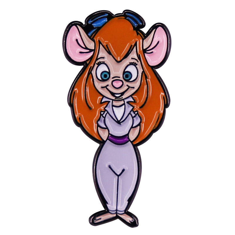 Little Squirrel Adventures Cartoon Mouse Girl brooch Metal badge accessory gift Cute Anime Movies Games Hard Enamel Pins Collect, As picture
Little Squirrel Adventures Cartoon Mouse Girl brooch Metal badge accessory gift Cute Anime Movies Games Hard Enamel Pins Collect, As picture