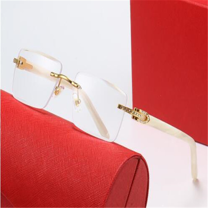 2022 New Model Micro-paved Diamond Sunglasses Original Black Buffalo Horn Rimless Genuine Natural Sun Glasses 18K Gold C Decoration Male Female Glasses
2022 New Model Micro-paved Diamond Sunglasses Original Black Buffalo Horn Rimless Genuine Natural Sun Glasses 18K Gold C Decoration Male Female Glasses