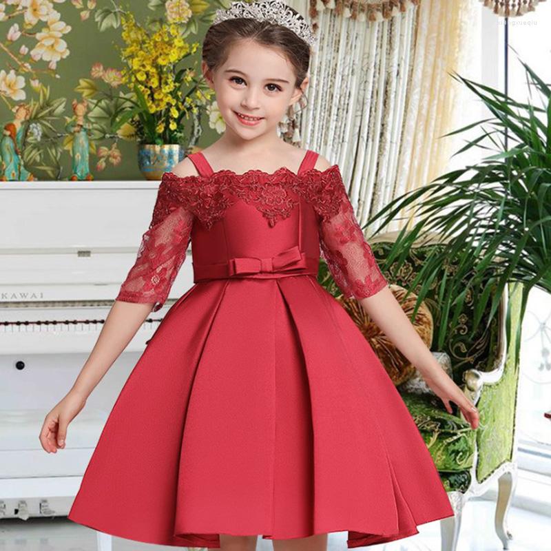 Girl Dresses Flower Dress Children's Clothing Kids Elegant Lace Hollow Shoulderless Clothes Child Party Costumes Baby Costume 8 10 Years, Pink
Girl Dresses Flower Dress Children's Clothing Kids Elegant Lace Hollow Shoulderless Clothes Child Party Costumes Baby Costume 8 10 Years, Pink