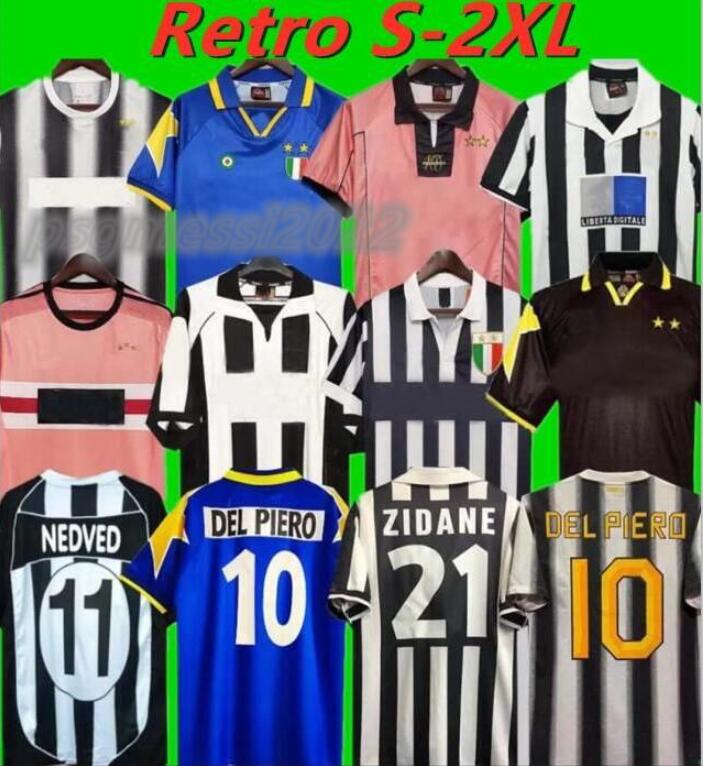 Retro DEL PIERO Conte soccer jersey BOKSIC Buffon INZAGHI 84 85 92 95 96 97 98 99 02 03 04 05 94 95 ZIDANE Ancient maillot DAVIDS PIRLO TEVEZ Conte shirt 11 12 15 16 17 18 BOKSI
