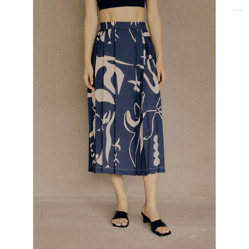 Skirts Women Pleated Midi Skirt High Waist Vintage Printed Casual Simple Summer Female Fashion Jupe
Skirts Women Pleated Midi Skirt High Waist Vintage Printed Casual Simple Summer Female Fashion Jupe